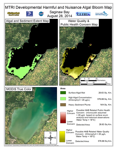 MODIS Aqua retrieval from August 28, 2014.
